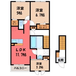 アヴニールの物件間取画像